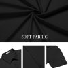Mens Short Sleeve Dress Shirts Wrinkle Free Casual Button Down Shirts Summer Untucked Dress Shirt