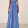Women's Smocked Maxi Dresses 2025 Summer Beach Sundress Casual Spaghetti Strap Swing A Line Long Flowy Dress