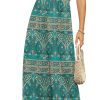Womens 2025 Summer Maxi Dresses Casual Short Sleeve Empire Waist Spring Long Dress with Pockets